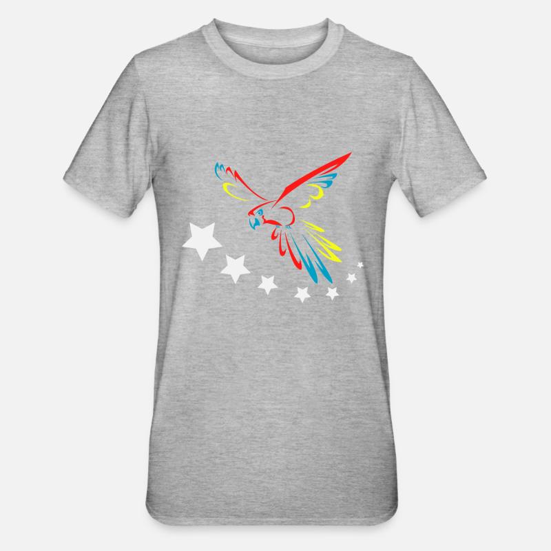 Drapeau de l’ara - T-shirt polycoton Unisexe - gris chiné