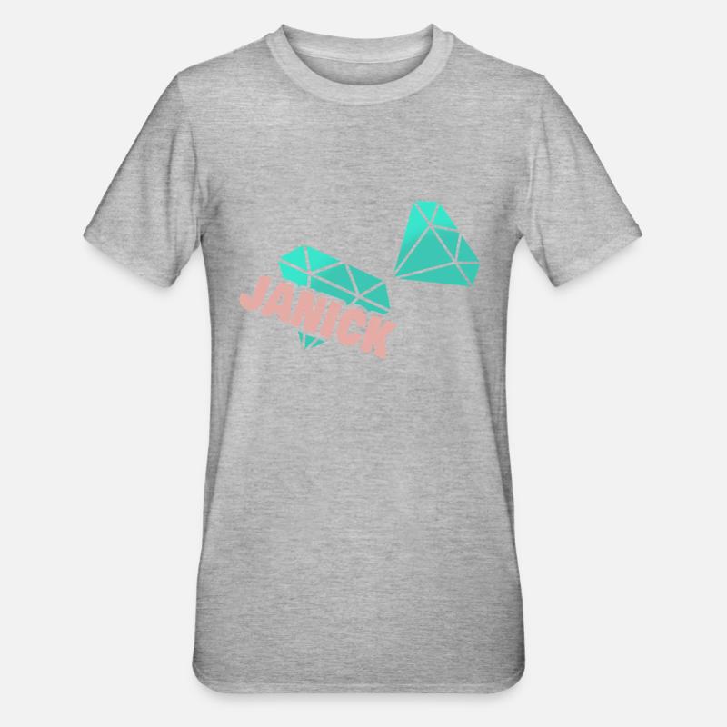 Papa Janick - T-shirt polycoton Unisexe - gris chiné