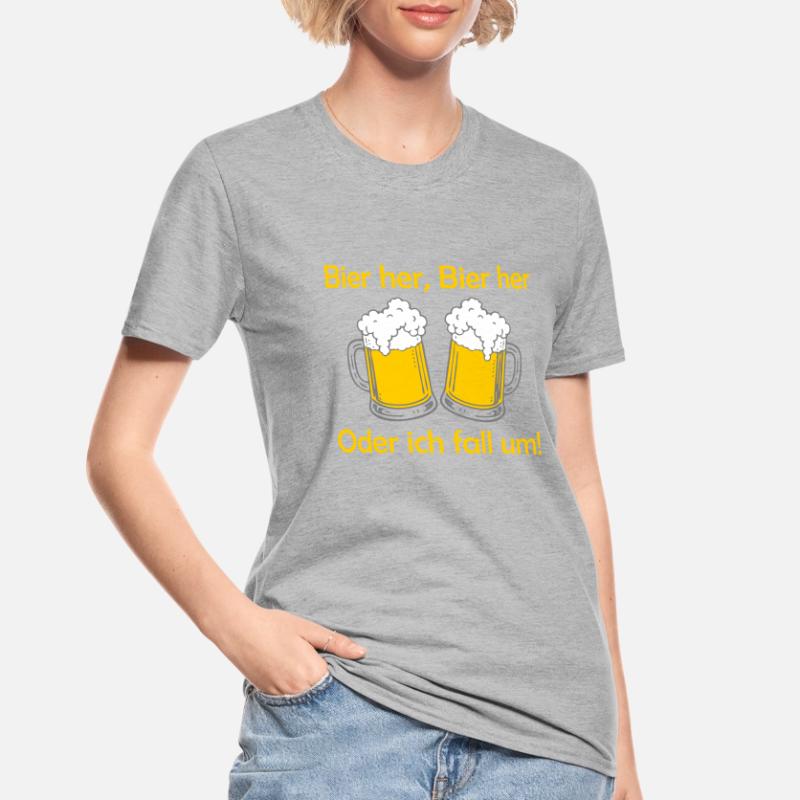 Bees here, Bees here - oder ich fall um! Unisex Polycotton T-Shirt