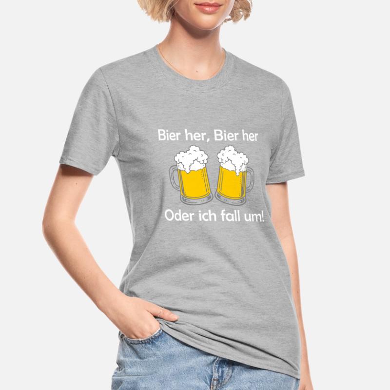 Bees here, Bees here - oder ich fall um! Unisex Polycotton T-Shirt