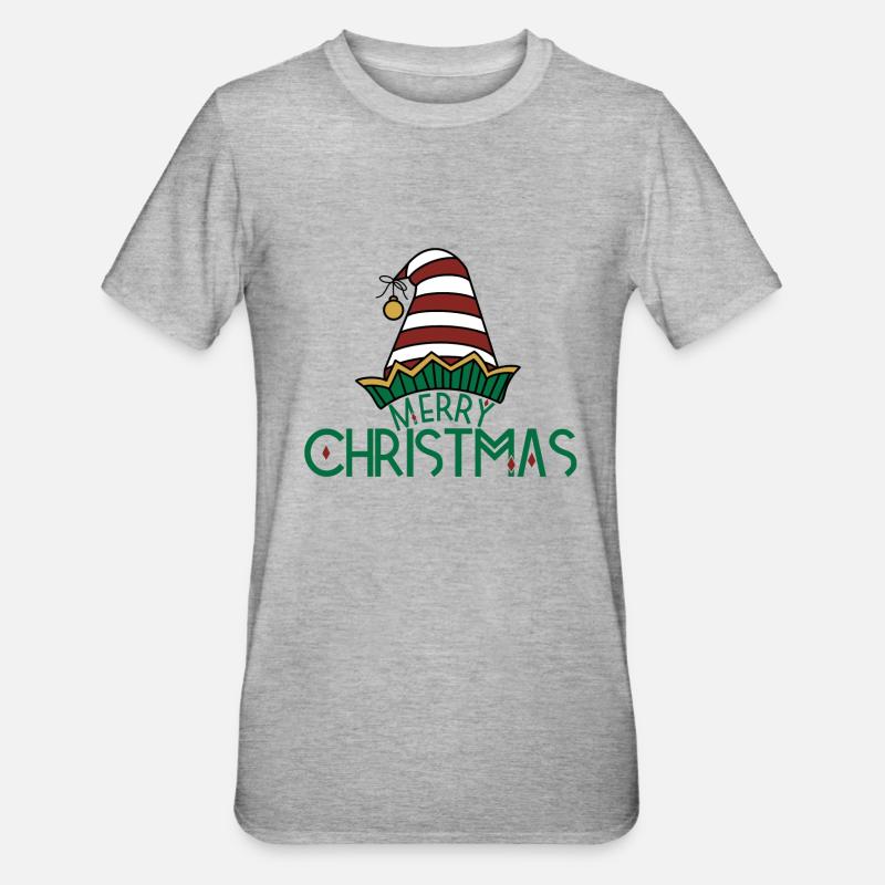 joyeux Noël - T-shirt polycoton Unisexe - gris chiné