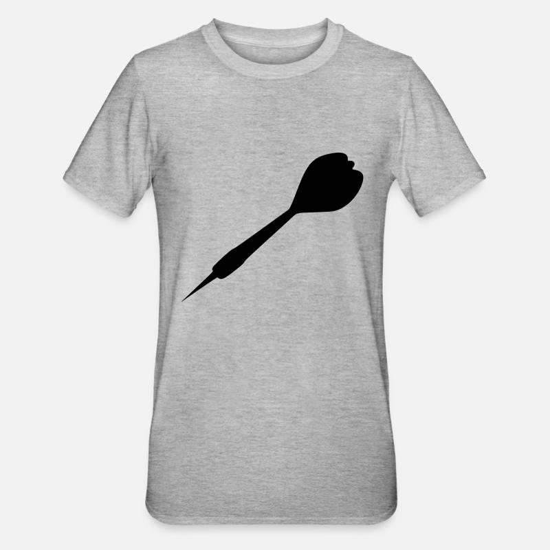 Fléchettes Fléchettes Fléchettes Fléchettes Joueurs de fléchettes Sport - T-shirt polycoton Unisexe - gris chiné