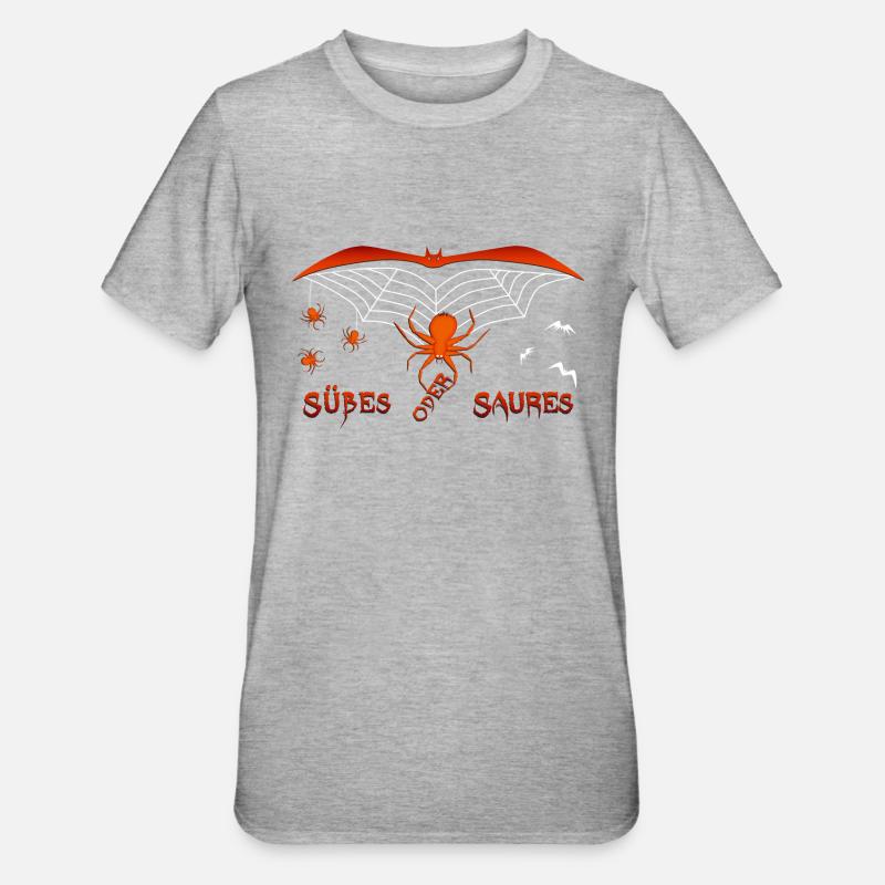 Süßes oder Saures Halloween - Unisex Polycotton T-Shirt - undefined