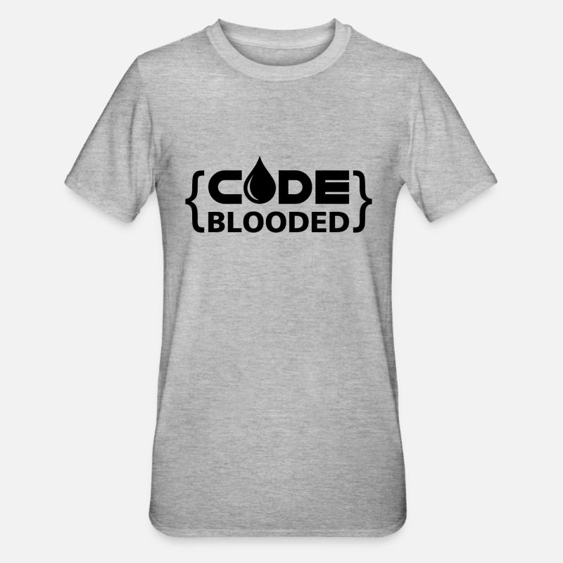 Programming - Unisex Polycotton T-Shirt - heather grey