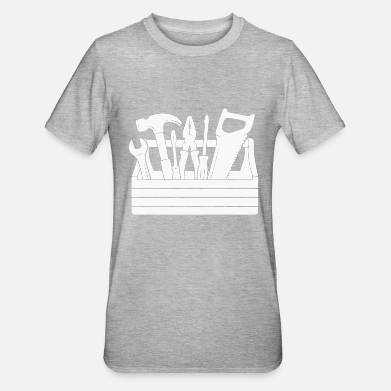 toolbox - T-shirt polycoton Unisexe - gris chiné