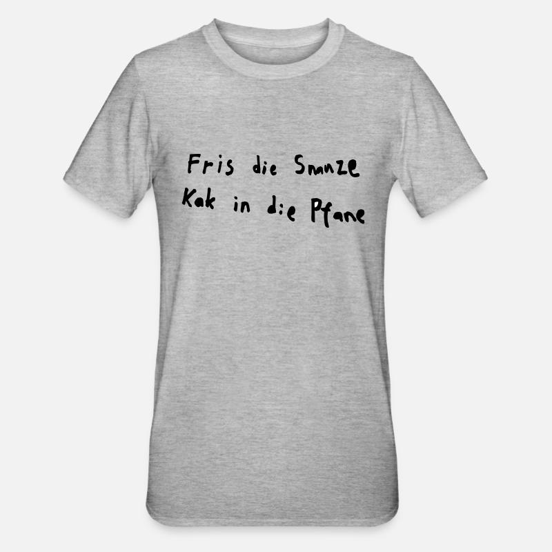 Friss - T-shirt polycoton Unisexe - gris chiné