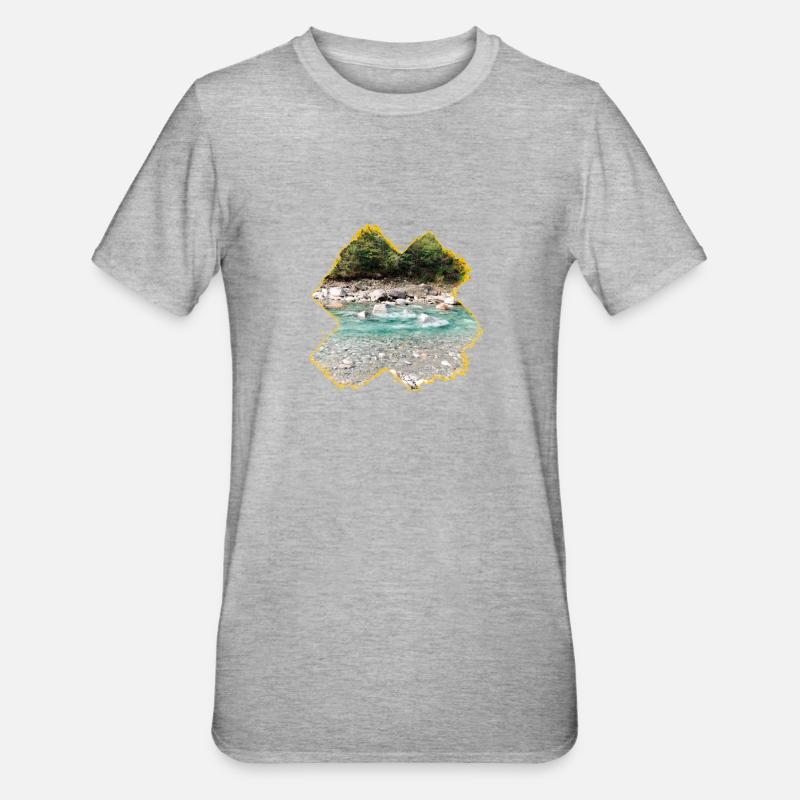 Maggia - T-shirt polycoton Unisexe - gris chiné
