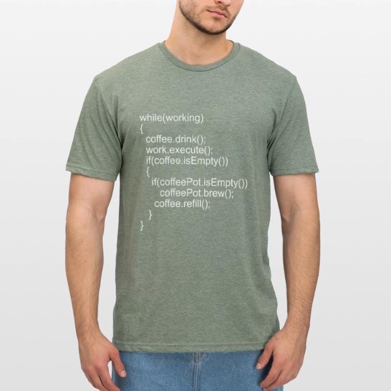 Quellcode Programmcode für Programmierer Unisex Polycotton T-Shirt