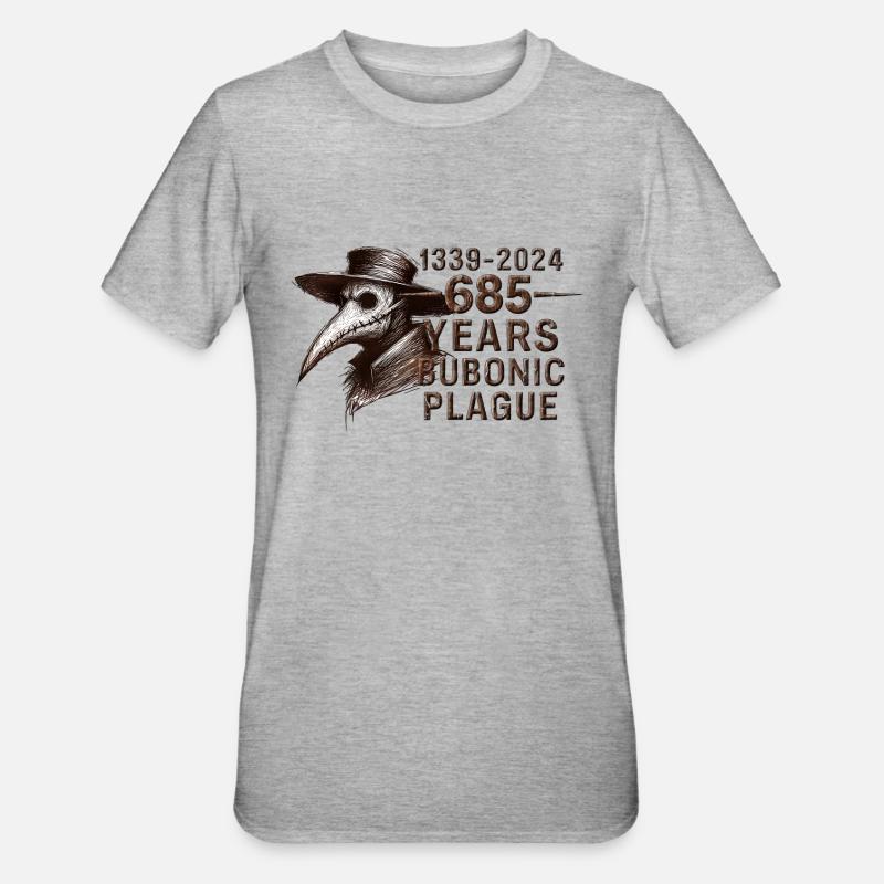 Peste éternelle - T-shirt polycoton Unisexe - gris chiné