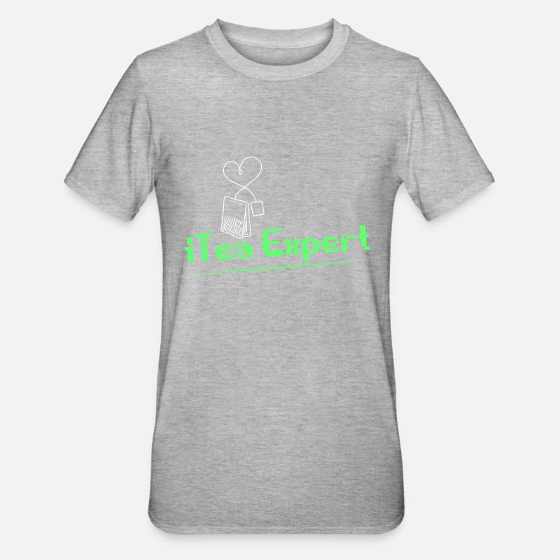 iTea Expert Software Coding - Unisex Polycotton T-Shirt - heather grey