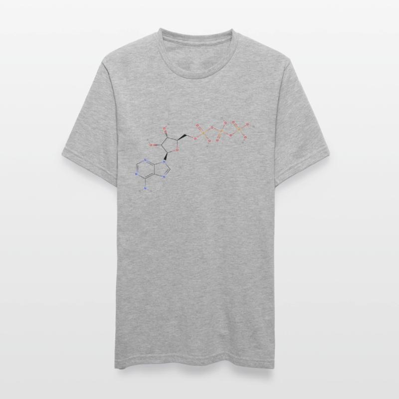 Adenosine triphosphate Molecule - Colored Structur Unisex Polycotton T-Shirt