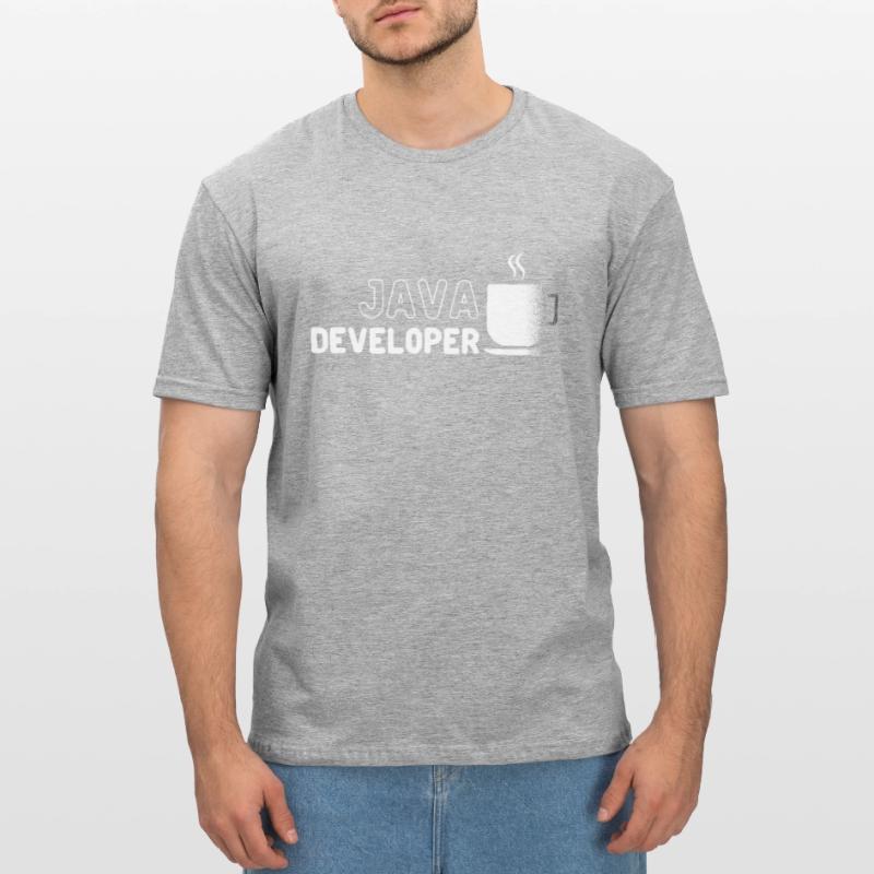 Java Developer Coffee Kaffee Unisex Polycotton T-Shirt