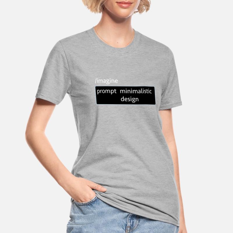 Conception d’image AI-Prompt Dire informatique AI Computer T-shirt polycoton Unisexe