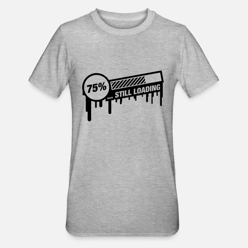 still_loading_graffiti_qu1 - T-shirt polycoton Unisexe - gris chiné