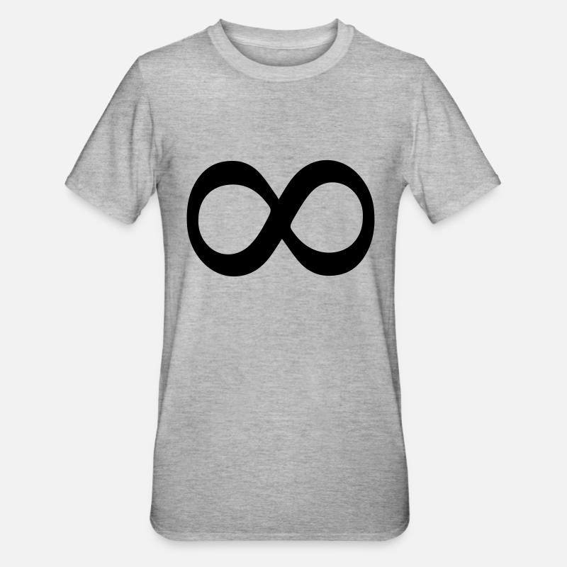 infinite - T-shirt polycoton Unisexe - gris chiné