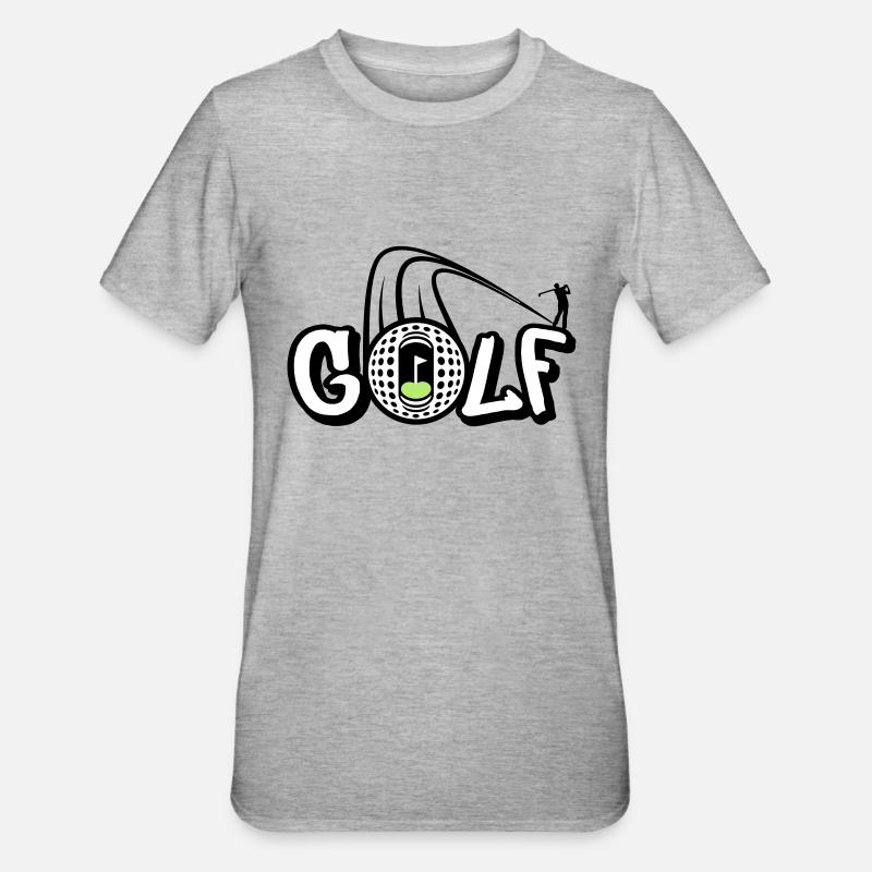 Golf Style - T-shirt polycoton Unisexe - gris chiné