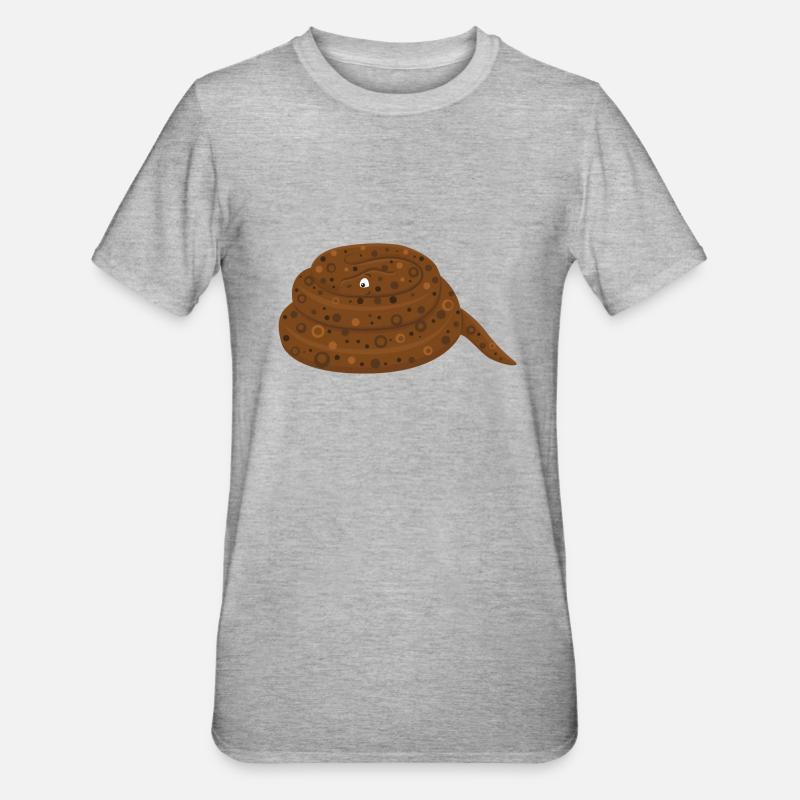 Rock python - Unisex Polycotton T-Shirt - heather grey