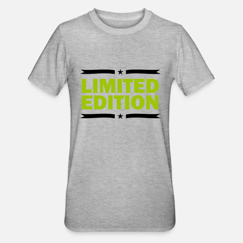 Édition limitée - T-shirt polycoton Unisexe - gris chiné
