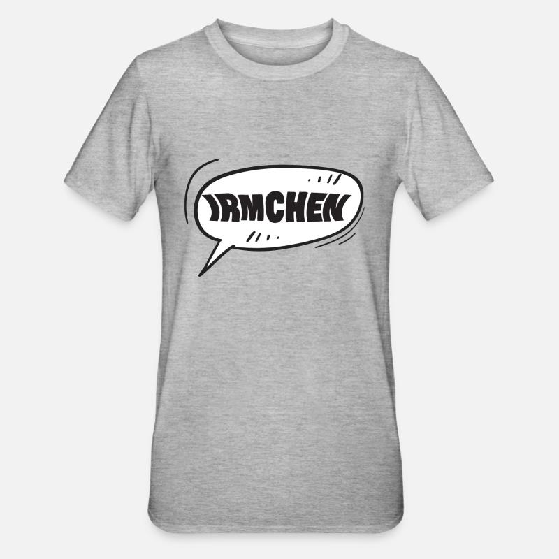 Irmchen als Irmchen - Unisex Polycotton T-Shirt - Grau meliert