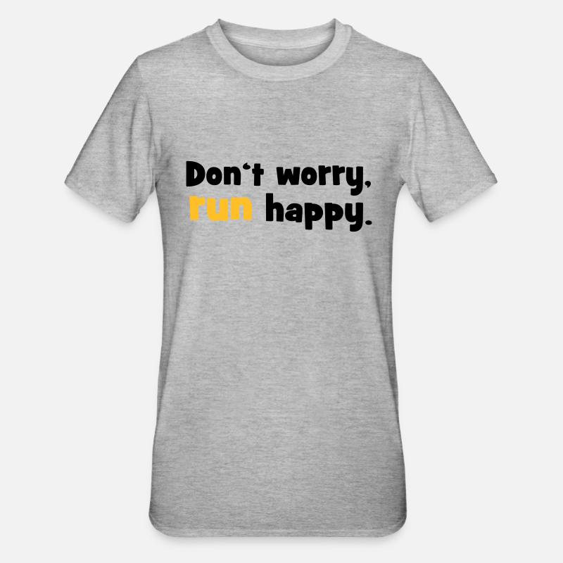 courier - T-shirt polycoton Unisexe - gris chiné