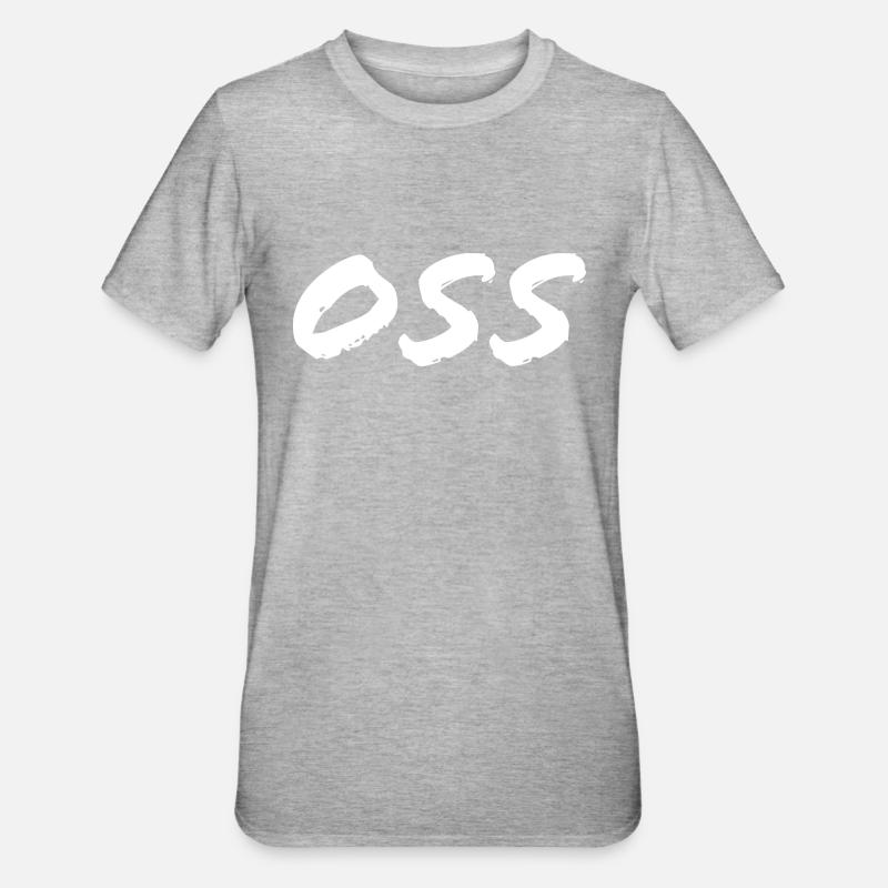 Oss - T-shirt polycoton Unisexe - gris chiné