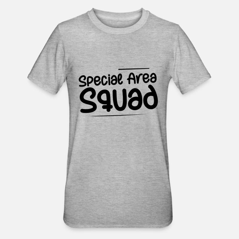 Escouade de zone spéciale 8 - T-shirt polycoton Unisexe - gris chiné