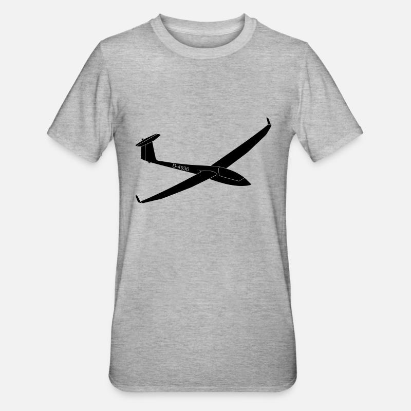 discus cs d4936 2 - T-shirt polycoton Unisexe - gris chiné