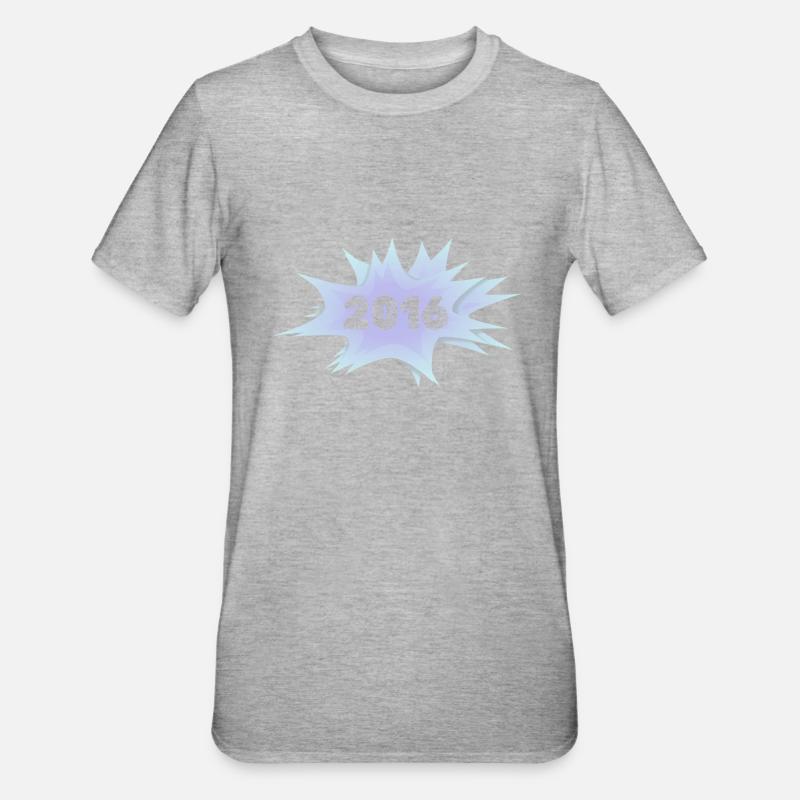 Bulle 2016 - T-shirt polycoton Unisexe - gris chiné
