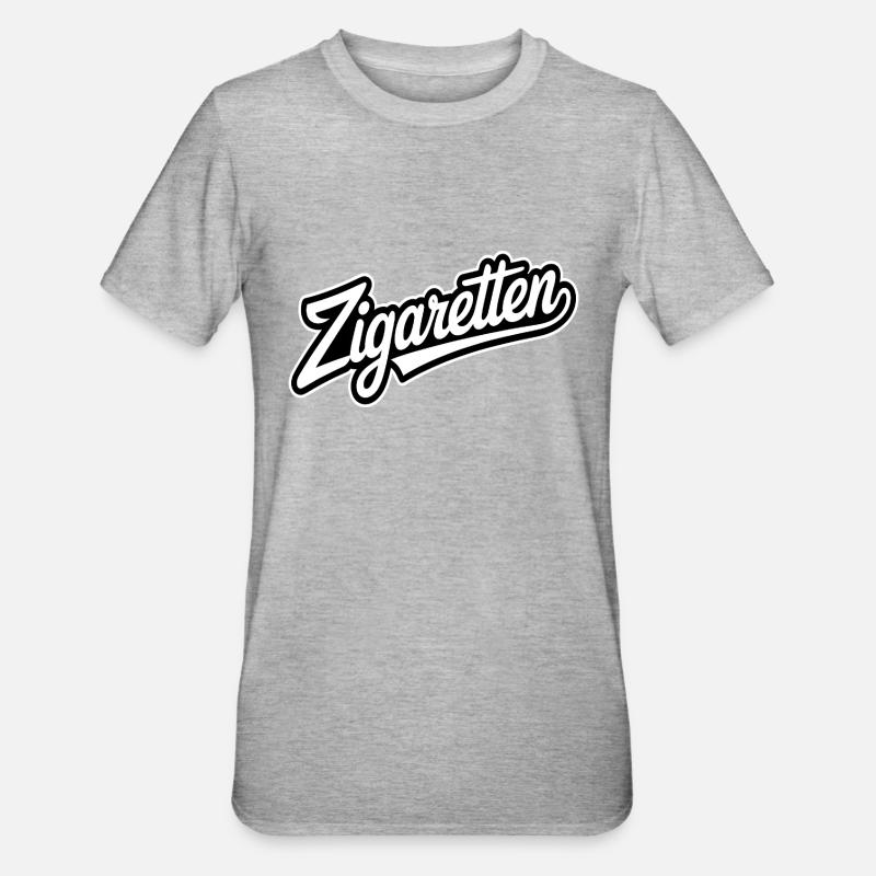 Cigarettes - German Memes - Unisex Polycotton T-Shirt - heather grey