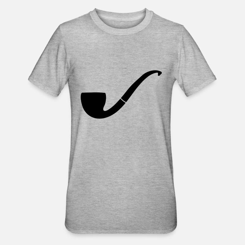 pipe - Unisex Polycotton T-Shirt - Grau meliert