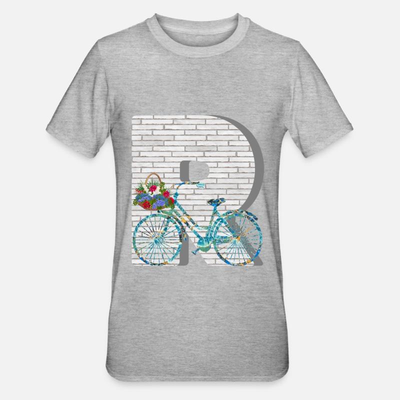 bicycle e 100 r - Unisex Polycotton T-Shirt - heather grey