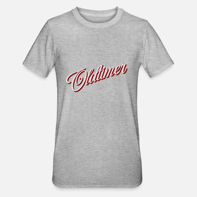 Oldtimer - Unisex Polycotton T-Shirt - Grau meliert