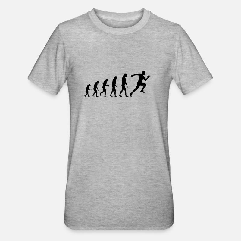 Evolution Sprinter Sport - T-shirt polycoton Unisexe - gris chiné