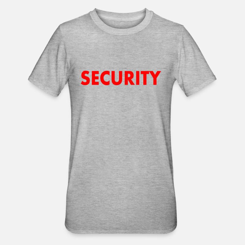 Security - T-shirt polycoton Unisexe - gris chiné