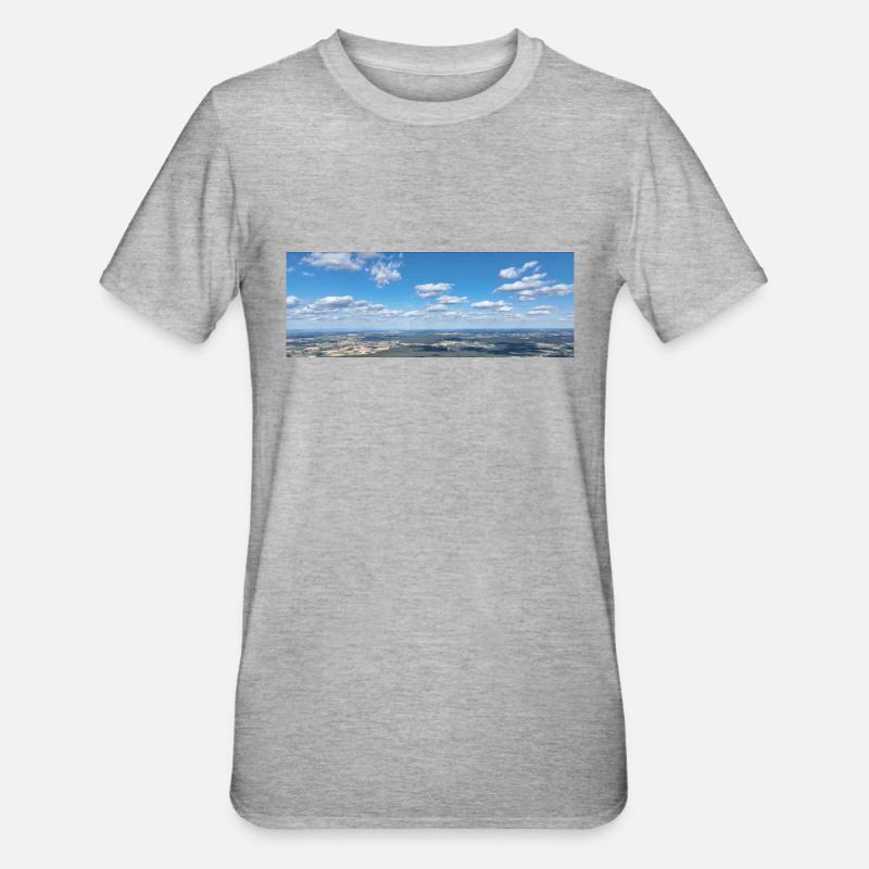 Céleste - T-shirt polycoton Unisexe - gris chiné