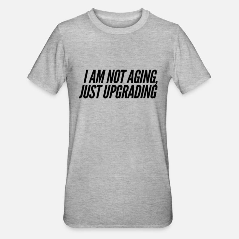 70. Geburtstah Geschenk - Unisex Polycotton T-Shirt - Grau meliert