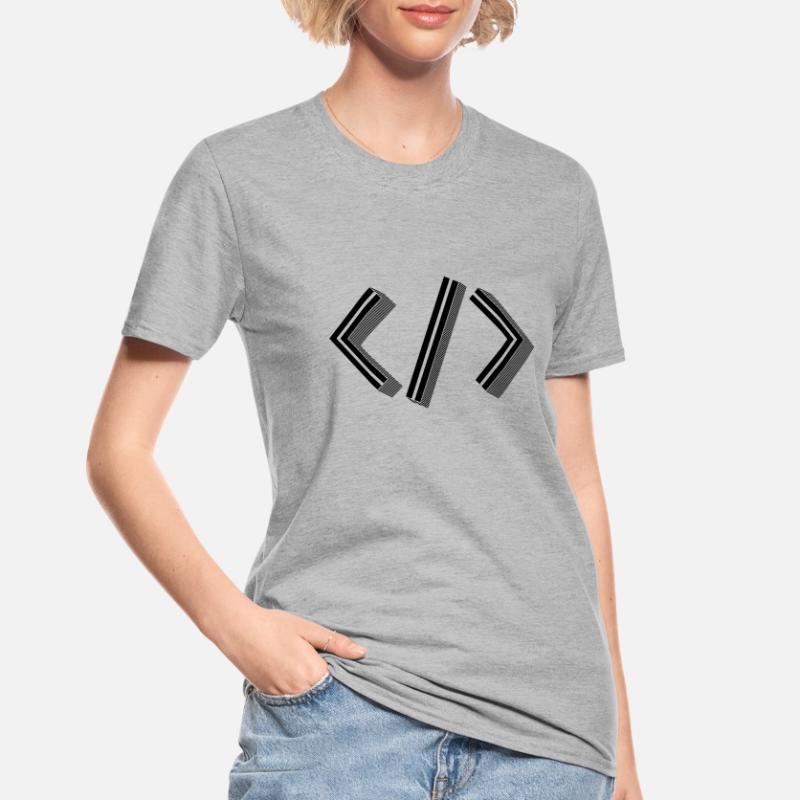 Retro Bracket's - Full Stack Developer HTML XML Unisex Polycotton T-Shirt