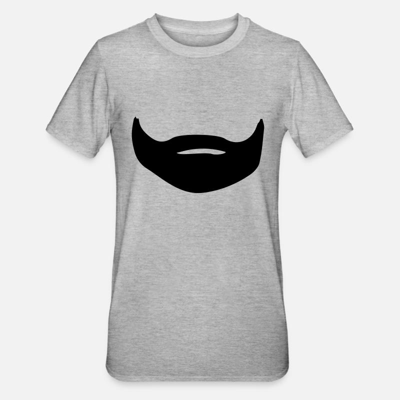 vollbart - T-shirt polycoton Unisexe - gris chiné