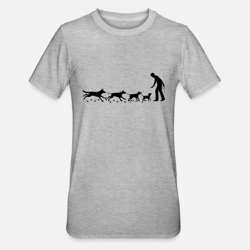 Rudel - T-shirt polycoton Unisexe - gris chiné