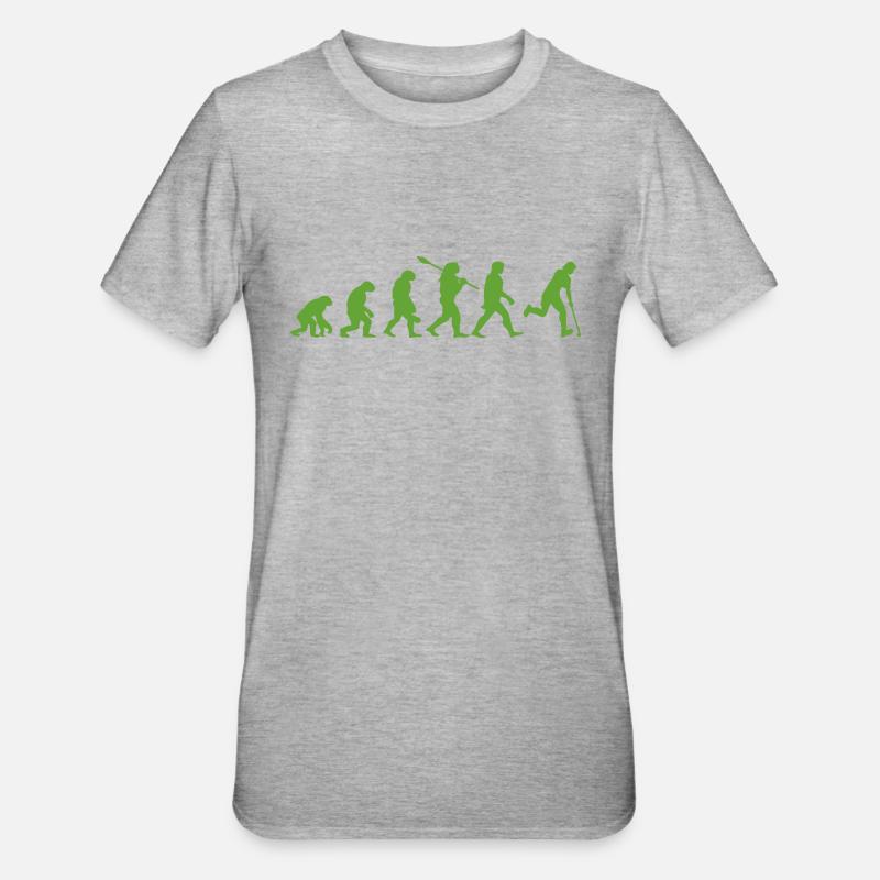 Evolution Hockey - T-shirt polycoton Unisexe - gris chiné