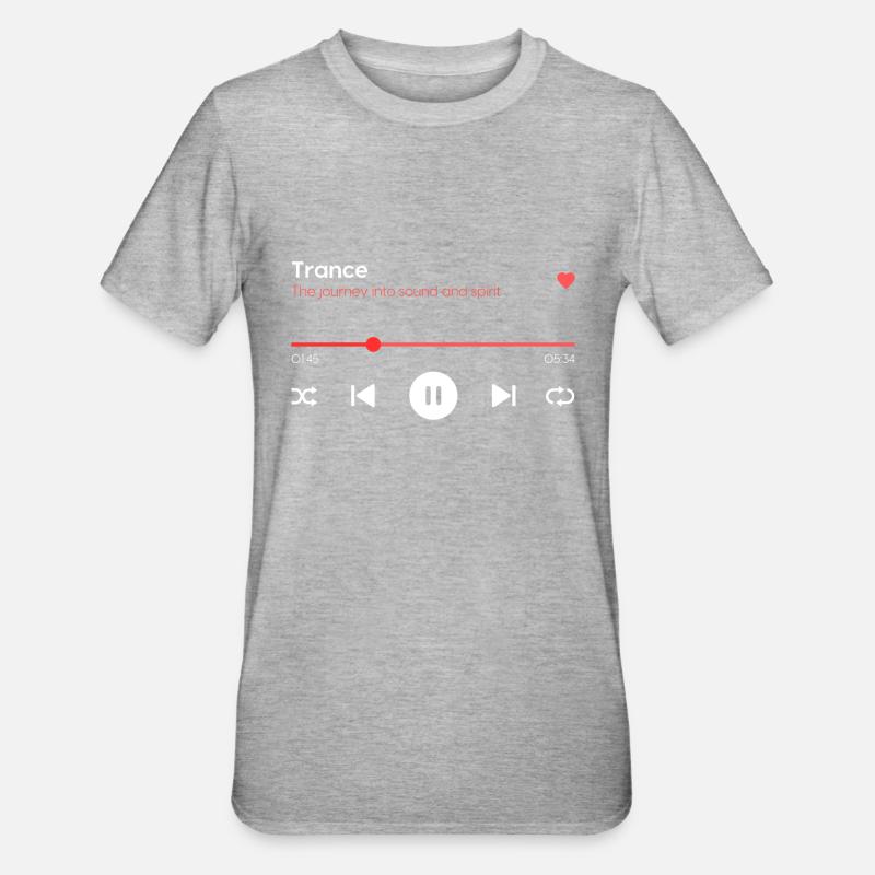 Transe - T-shirt polycoton Unisexe - gris chiné