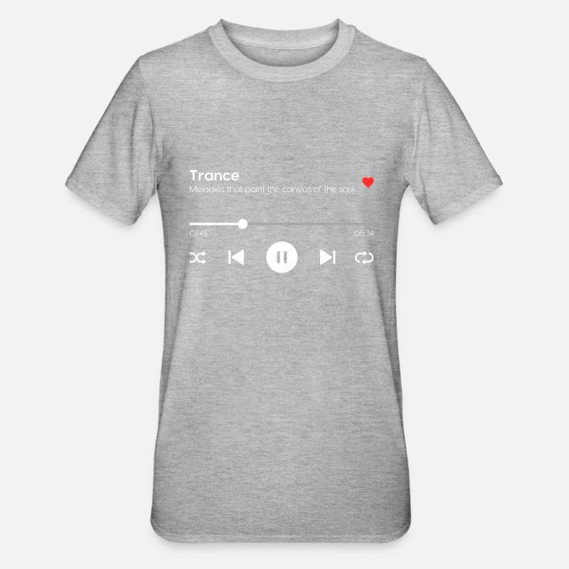 Transe - T-shirt polycoton Unisexe - gris chiné