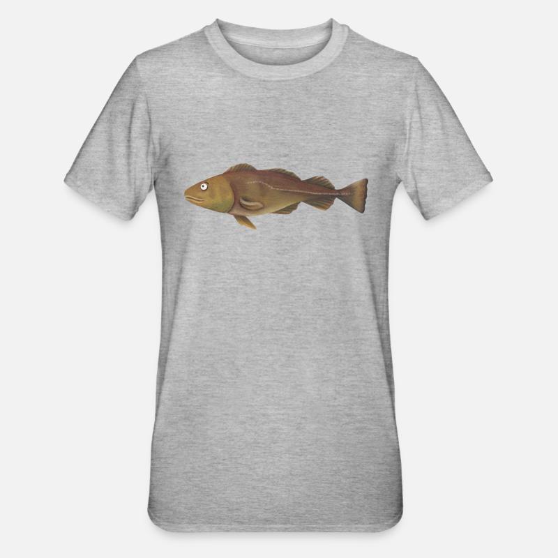 Cod - Unisex Polycotton T-Shirt - heather grey