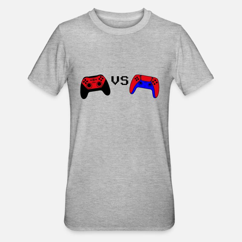 Controller VS - Unisex Polycotton T-Shirt - Grau meliert