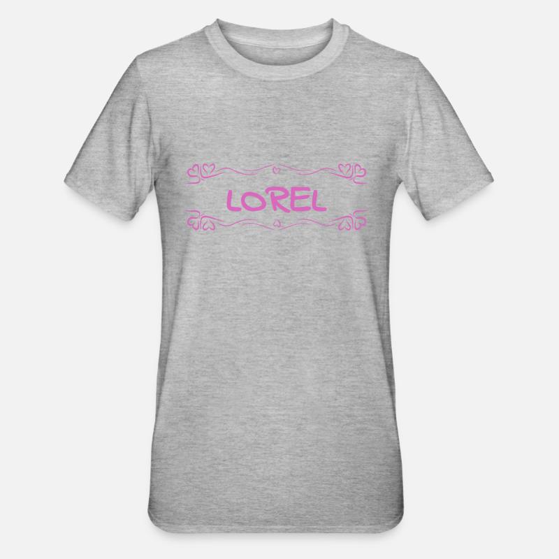Nom Lorel - T-shirt polycoton Unisexe - gris chiné