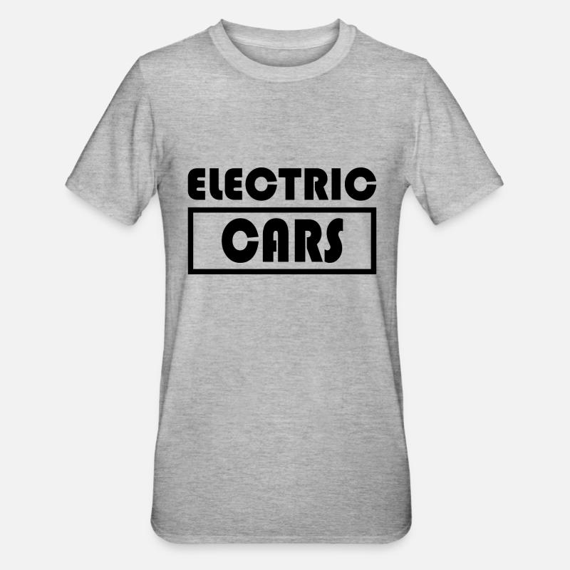 Auto elettrica E-mobility Hybrid - Maglietta unisex, mix cotone e poliestere - grigio melange