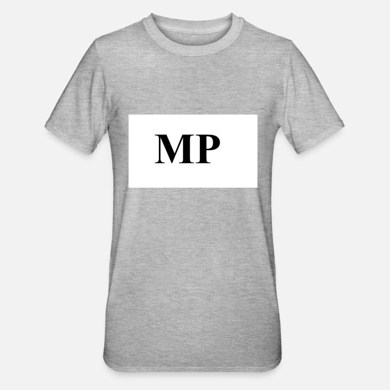 MP Diamond - Unisex Polycotton T-Shirt - Grau meliert