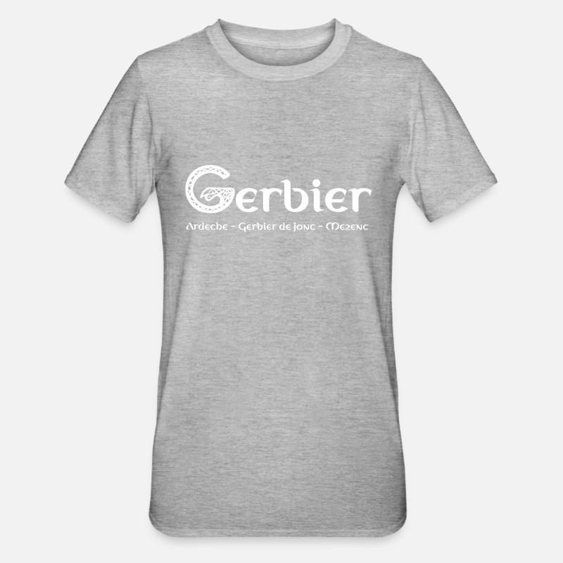 gerbier de jonc - T-shirt polycoton Unisexe - gris chiné