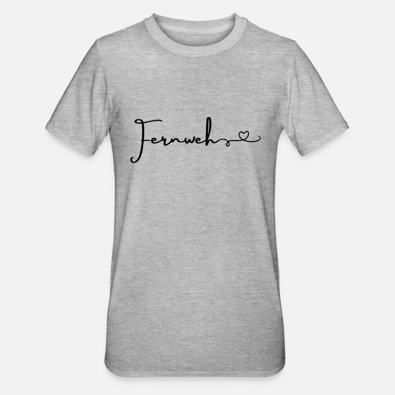 Errance... - T-shirt polycoton Unisexe - gris chiné