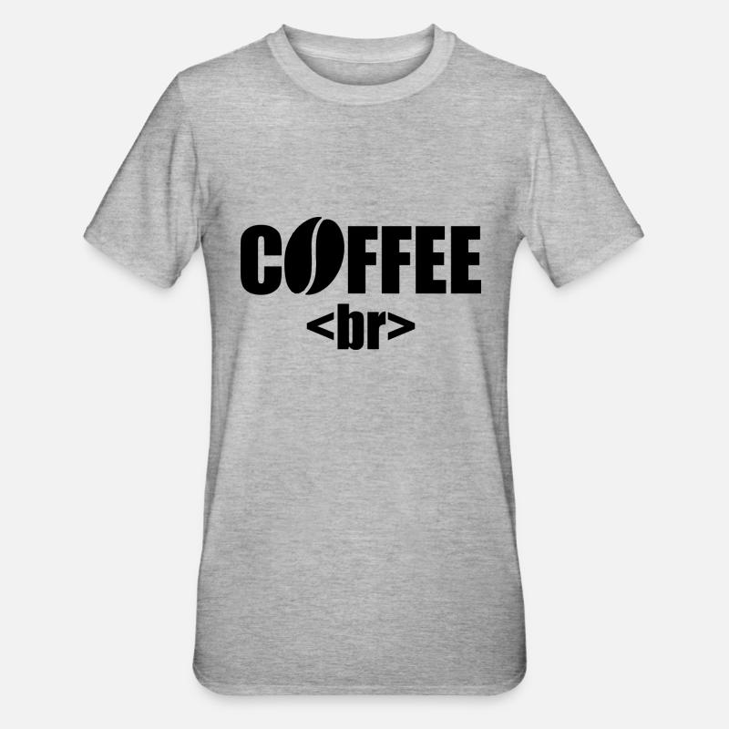 Programmation - T-shirt polycoton Unisexe - gris chiné